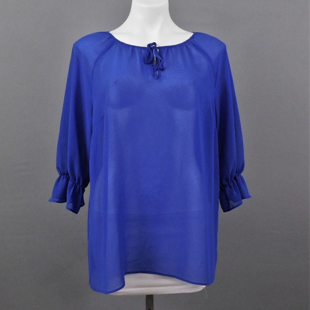 Nautica Women Shirt Blue M